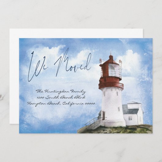 Neues Zuhause Beach Lighthouse - Neue Adresse Ankündigung (Vorne/Hinten)