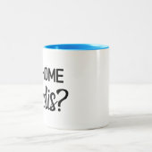Neues Zuhause das DIS, Realtor-Geschenk, Zweifarbige Tasse (Mittel)