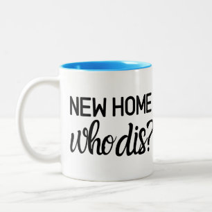 Neues Zuhause das DIS, Realtor-Geschenk, Zweifarbige Tasse