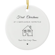 neues Zuhause erstes Weihnachtshaus zeichne niedli