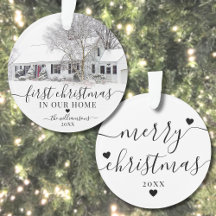 Neues Zuhause-Foto für Weihnachten