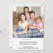 Neues Zuhause-Foto Wir haben elegantes Skript über Ankündigung (Vorderseite)