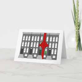 Neues Zuhause für die Feiertage Feiertagskarte