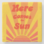 Neues Zuhause-Geschenk Motivierend Zitat Steinuntersetzer (Vorderseite)