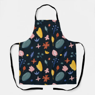Neues Zuhause-Geschenk Nahtlose Abstrakte Blume Schürze