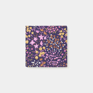 Neues Zuhause-Geschenk Trendy Seamless Floral Post-it Klebezettel
