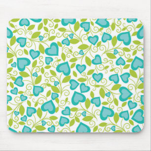 Neues Zuhause-Geschenk Valentinstag Nahtlose Kun Mousepad