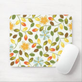 Neues Zuhause-Geschenk | Vintages Blumenmuster Mousepad (Mit Mouse)