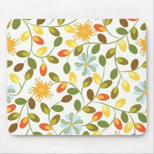 Neues Zuhause-Geschenk Vintages Blumenmuster Mousepad