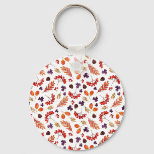 Neues Zuhause Geschenk Wasserfarbe Viburni Berries Schlüsselanhänger