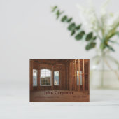 Neues Zuhause im Bau Visitenkarte (Stehend Vorderseite)