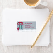 Neues Zuhause-Mailing-Label Adressaufkleber (Insitu)