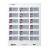 Neues Zuhause-Mailing-Label Adressaufkleber (Vorne)