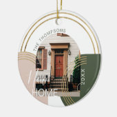 Neues Zuhause Modern Geometric Arch Foto Keramik Ornament (Links)