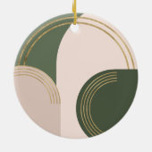 Neues Zuhause Modern Geometric Arch Foto Keramik Ornament (Hinten)