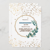 Neues Zuhause Modernes Herbsthaus Party im Herbst Einladung (Vorne/Hinten)