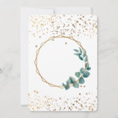 Neues Zuhause Modernes Herbsthaus Party im Herbst Einladung (Rückseite)