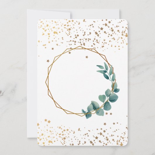 Neues Zuhause Modernes Herbsthaus Party im Herbst Einladung (Rückseite)