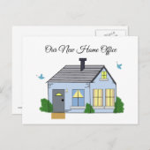 Neues Zuhause Office Postkarte (Vorne/Hinten)