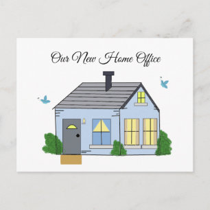 Neues Zuhause Office Postkarte