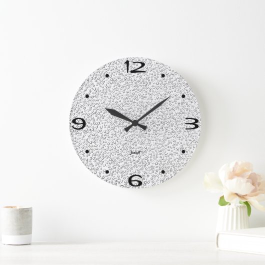 Neues Zuhause Perfektes Badezimmer Weitblick Weiß Große Wanduhr (Zuhause)