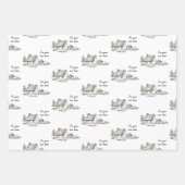 Neues Zuhause-Pink-Sortiment an Verpackungspapierb Geschenkpapier Set (Vorderseite 3)