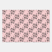 Neues Zuhause-Pink-Sortiment an Verpackungspapierb Geschenkpapier Set (Vorderseite)