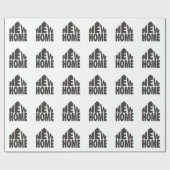 Neues Zuhause-Verpackungs-Papier Geschenkpapier (Flach)