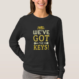 Neues Zuhause Wir haben die Schlüssel Hausbesitzer T-Shirt