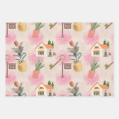 Neues Zuhause Wrapping Paper Flat Sheet Set 3 Geschenkpapier Set (Vorderseite 3)