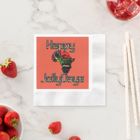 Neueste Afrika Weihnachts-Besondere Anlass Custom  Serviette (Beispiel)