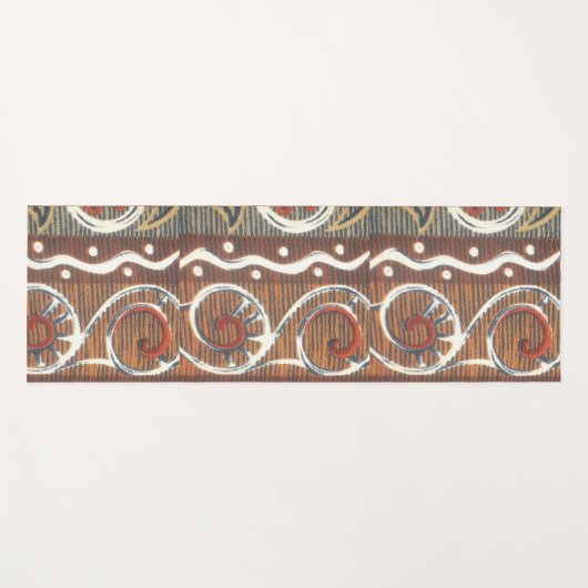 Neueste afrikanische Modefarben Traditionelles Des Yogamatte (Vorderseite (Horizontal))