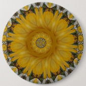 Neueste afrikanische Traditionelle Sonnenblumenkun Button (Vorderseite)