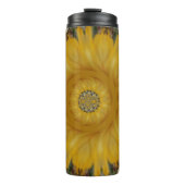 Neueste afrikanische Traditionelle Sonnenblumenkun Thermosbecher (Vorderseite)