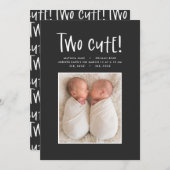 Neueste Ankündigung der Geburt eines Fotos mit min (Vorne/Hinten)