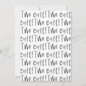 Neueste Ankündigung der Geburt eines Fotos mit min (Rückseite)