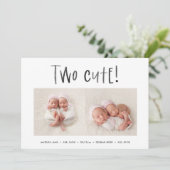 Neueste Ankündigung der Geburt eines Fotos mit min (Stehend Vorderseite)