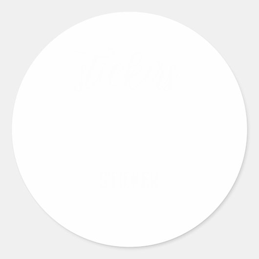 Neueste benutzerdefinierte TextLogo-Aufkleber Runder Aufkleber (Vorderseite)