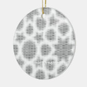 Neueste benutzerdefinierte TextLogo-Keramik-Orname Keramik Ornament (Links)