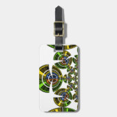 Neueste edgy African Maasai Tribal Kultur Muster Gepäckanhänger (Vorderseite vertikal)