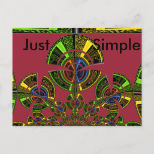 Neueste edgy African Maasai Tribal Kultur Muster Postkarte