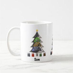 Neueste Elegante Weihnachten Stylische Personalisi Kaffeetasse