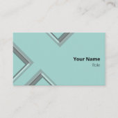 Neueste geometrische Triangle-Formen von Eisen Visitenkarte (Vorderseite)