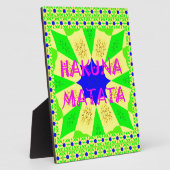 Neueste Hakuna Matata Schönes Phantastisches Desig Fotoplatte (Seite)