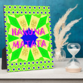 Neueste Hakuna Matata Schönes Phantastisches Desig Fotoplatte (Seite)