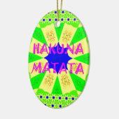 Neueste Hakuna Matata Schönes Phantastisches Desig Keramikornament (Links)