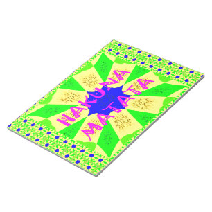 Neueste Hakuna Matata Schönes Phantastisches Desig Notizblock