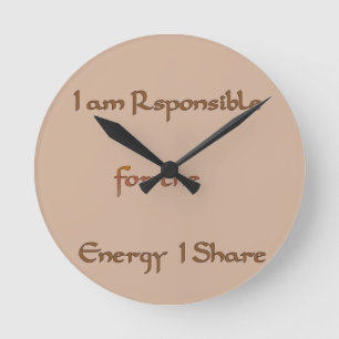 Neueste inspirierende Tageszitate Runde Wanduhr