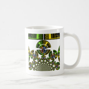 Neueste kantige afrikanische Maasai-Stammeskulturm Kaffeetasse
