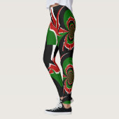 Neueste Kenia Schöne Nationalfarben Leggings (Links)